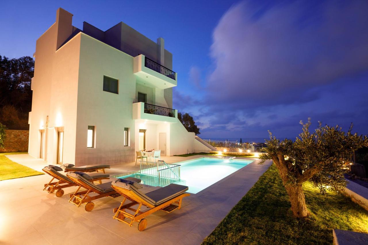 Apartment Tilio - New Apartment With Private Pool 1400M From The Beach Rethymno Exteriör bild