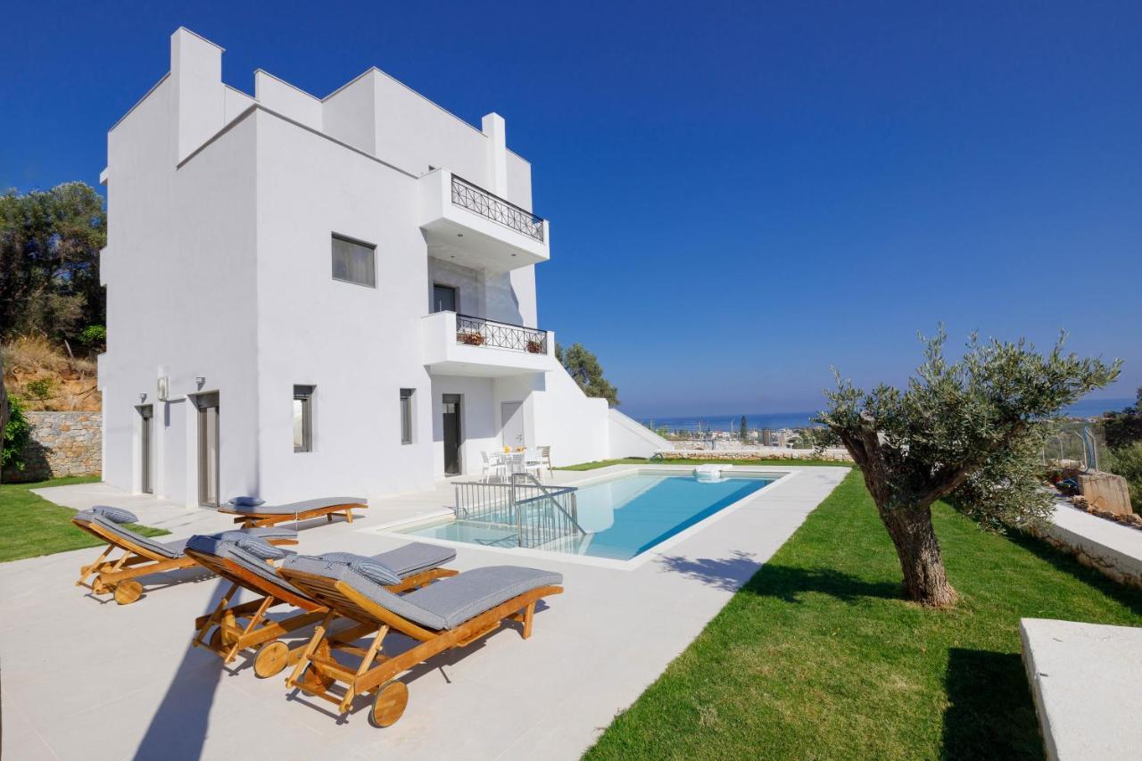Apartment Tilio - New Apartment With Private Pool 1400M From The Beach Rethymno Exteriör bild