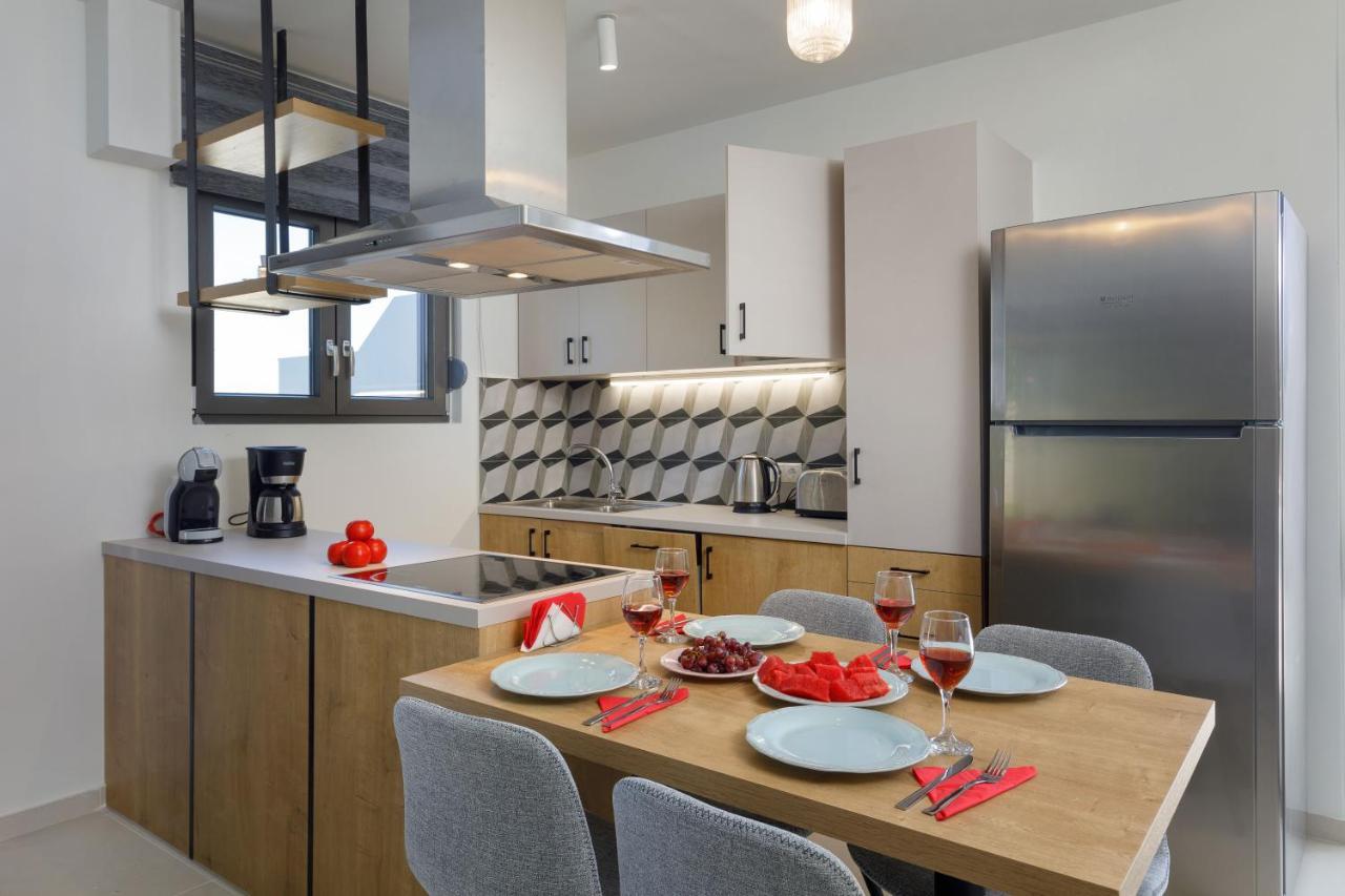 Apartment Tilio - New Apartment With Private Pool 1400M From The Beach Rethymno Exteriör bild